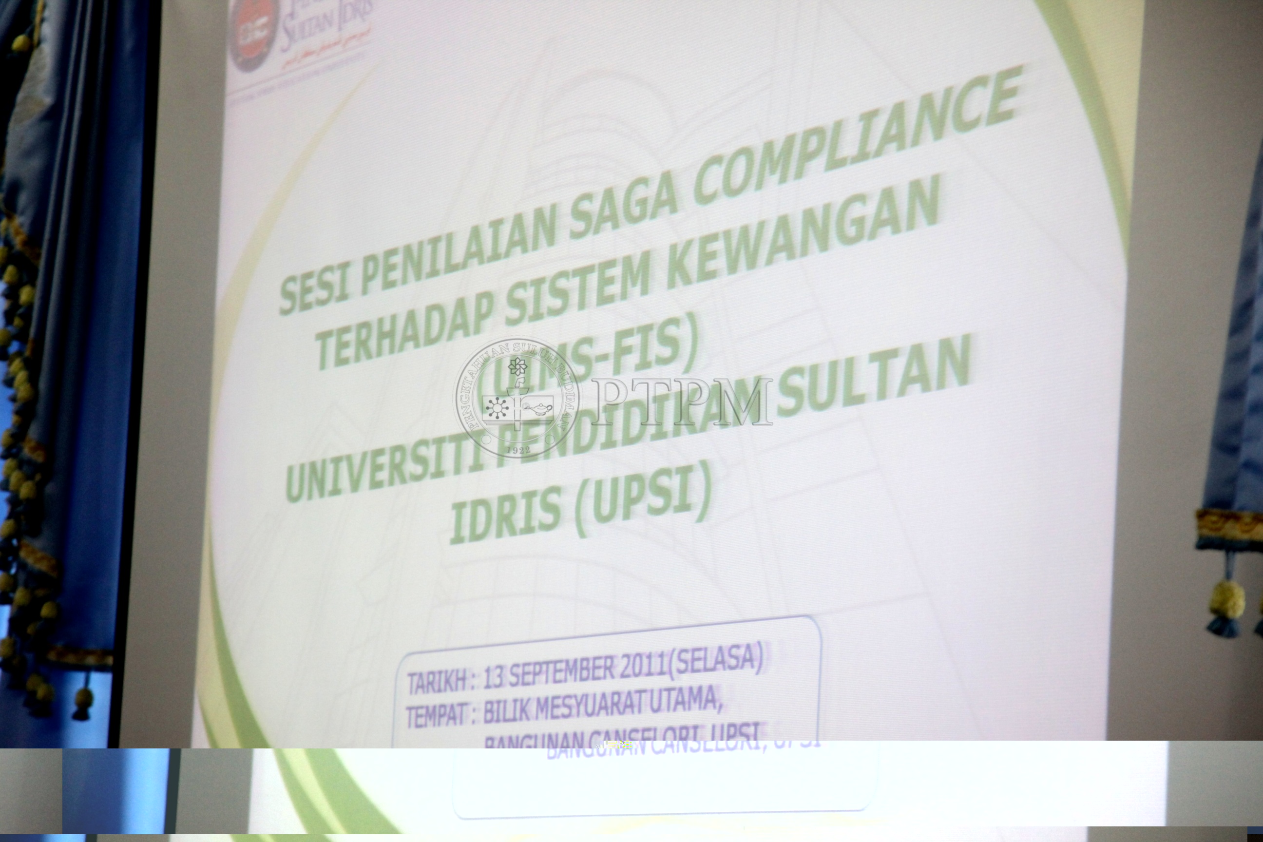 13 9 2011 Sesi Penilaian Saga Compliance Terhadap Sistem Kewangan Upsi